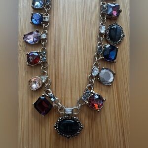 Loft - Multicolor Crystal Statement Necklace